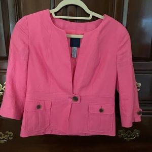 Hot pink tailored jacket
